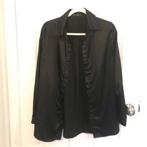 Pretty Little Thing oversized button up blouse